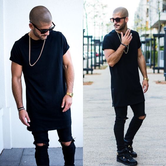 Tenis preto 2024 cano alto masculino